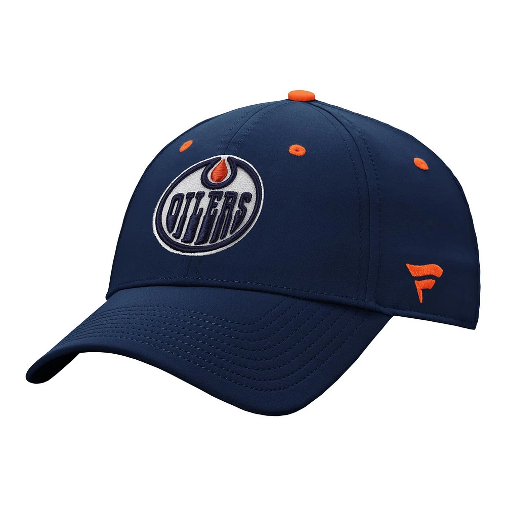 Edmonton Oilers Fanatics Strapback Adjustable Hat, NHL, Hockey