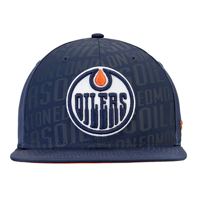 Edmonton Oilers Fanatics Fashion Snapback Hat, NHL, Hockey