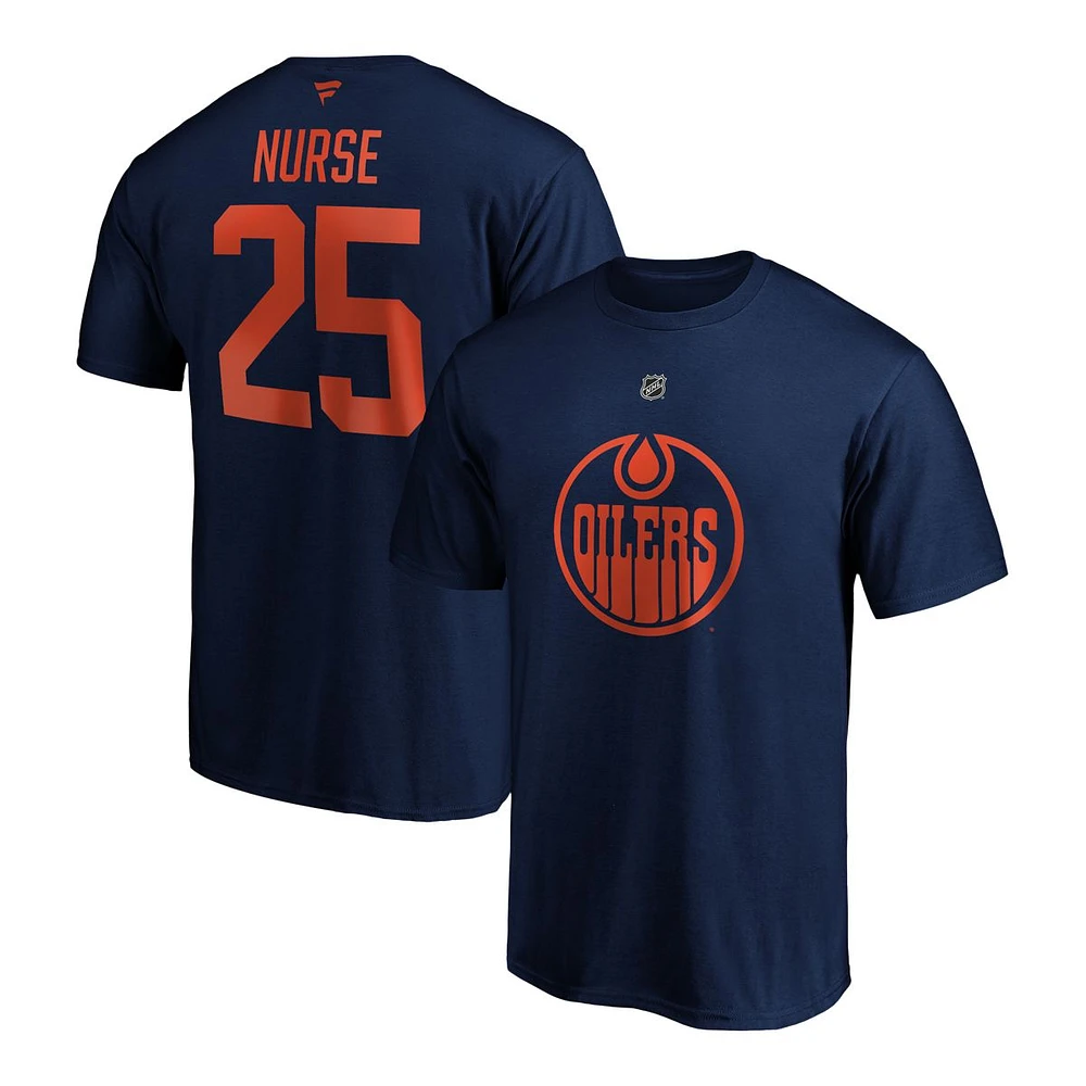 Edmonton Oilers Fanatics Darnell Nurse Player Third T Shirt