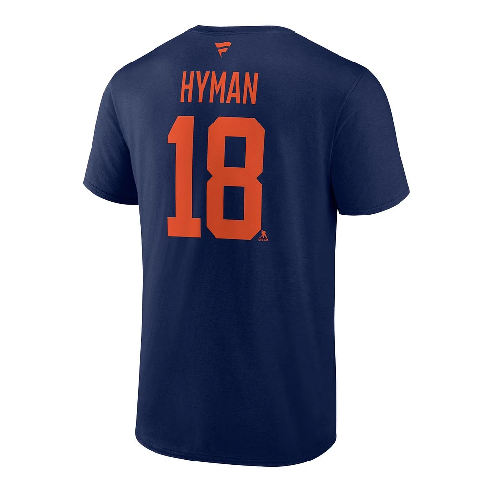 Edmonton Oilers Fanatics Zach Hyman Player Third T Shirt