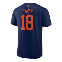 Edmonton Oilers Fanatics Zach Hyman Player Third T Shirt