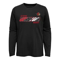 Youth Ottawa Senators Outerstuff Rink Reimagined Long Sleeve T Shirt