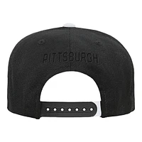 Youth Pittsburgh Penguins Outerstuff Face Off Structured Adjustable Cap