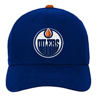 Youth Edmonton Oilers Outerstuff Precurve Snapback Cap