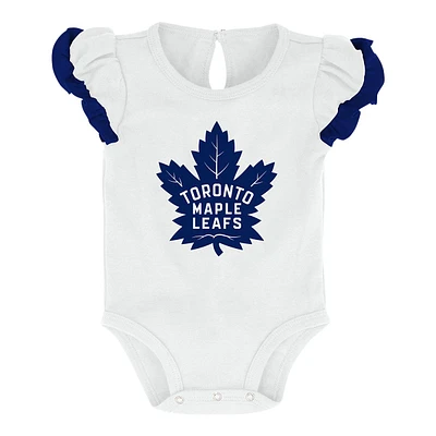 Infant Toronto Maple Leafs Hockey Star Creeper Set