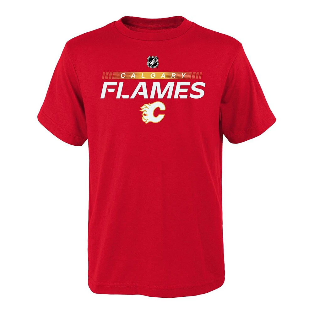 Youth Calgary Flames Apro Prime T Shirt