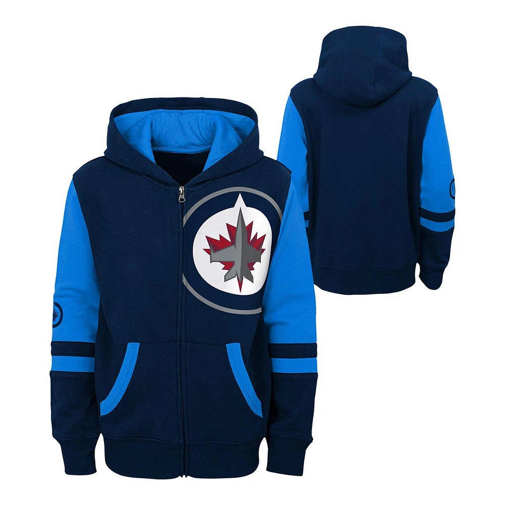 Youth Winnipeg Jets Faceoff Full Zip Hoodie