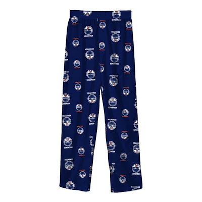 Youth Edmonton Oilers Printed Pajama Pants