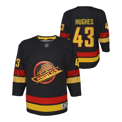 Youth Vancouver Canucks Quinn Hughes Alternate Skate Jersey