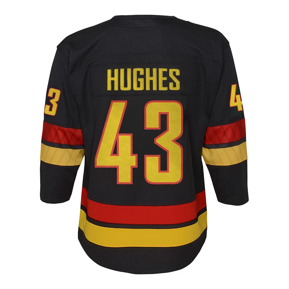 Youth Vancouver Canucks Quinn Hughes Alternate Skate Jersey