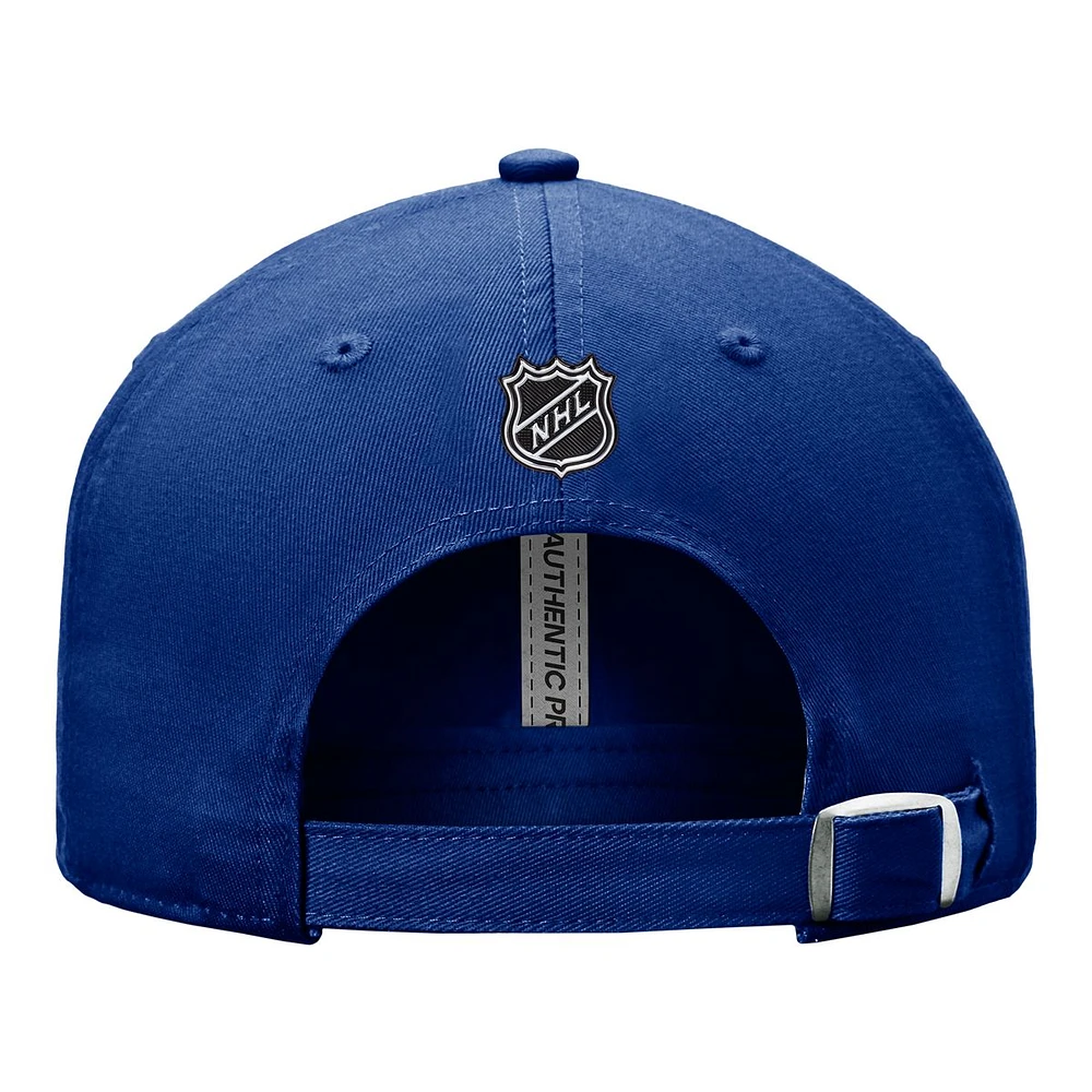 Vancouver Canucks Fanatics Authentic Pro Rink Unstructured Adjustable Cap