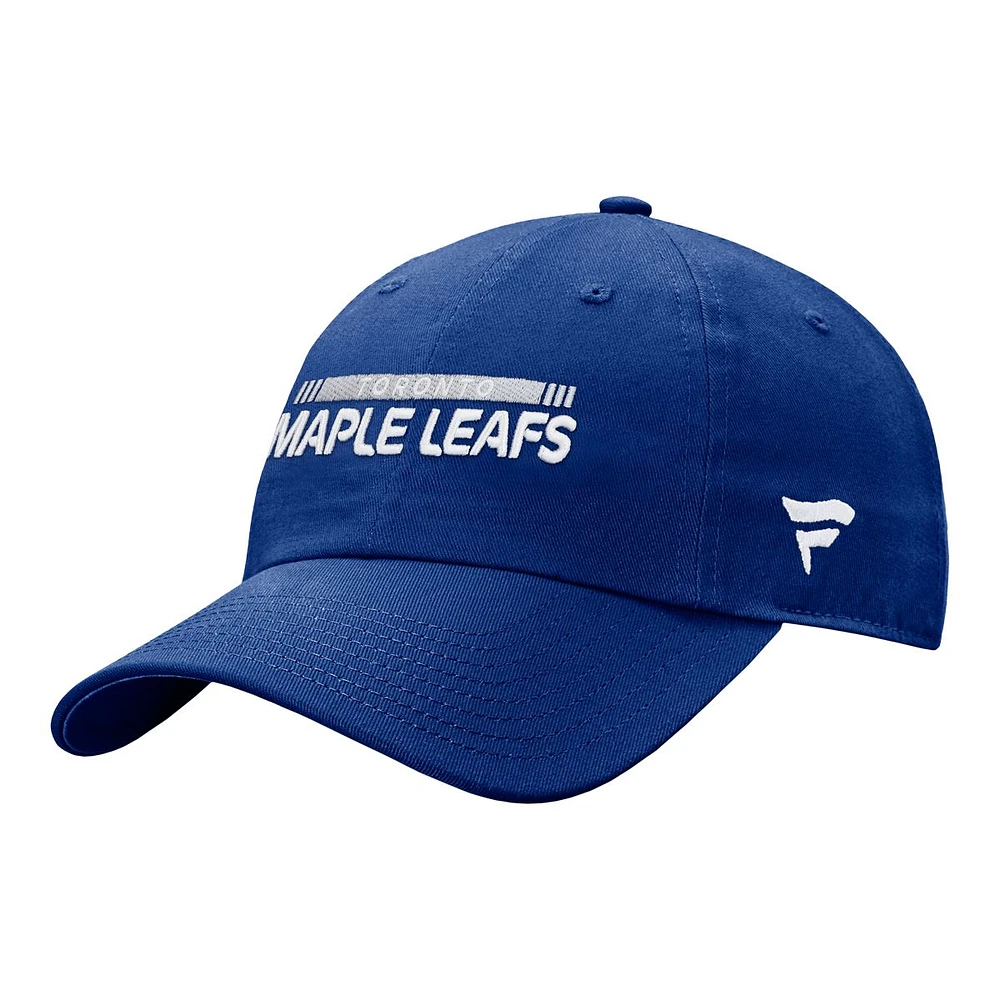 Toronto Maple Leafs Fanatics Authentic Pro Rink Unstructured Adjustable Hat