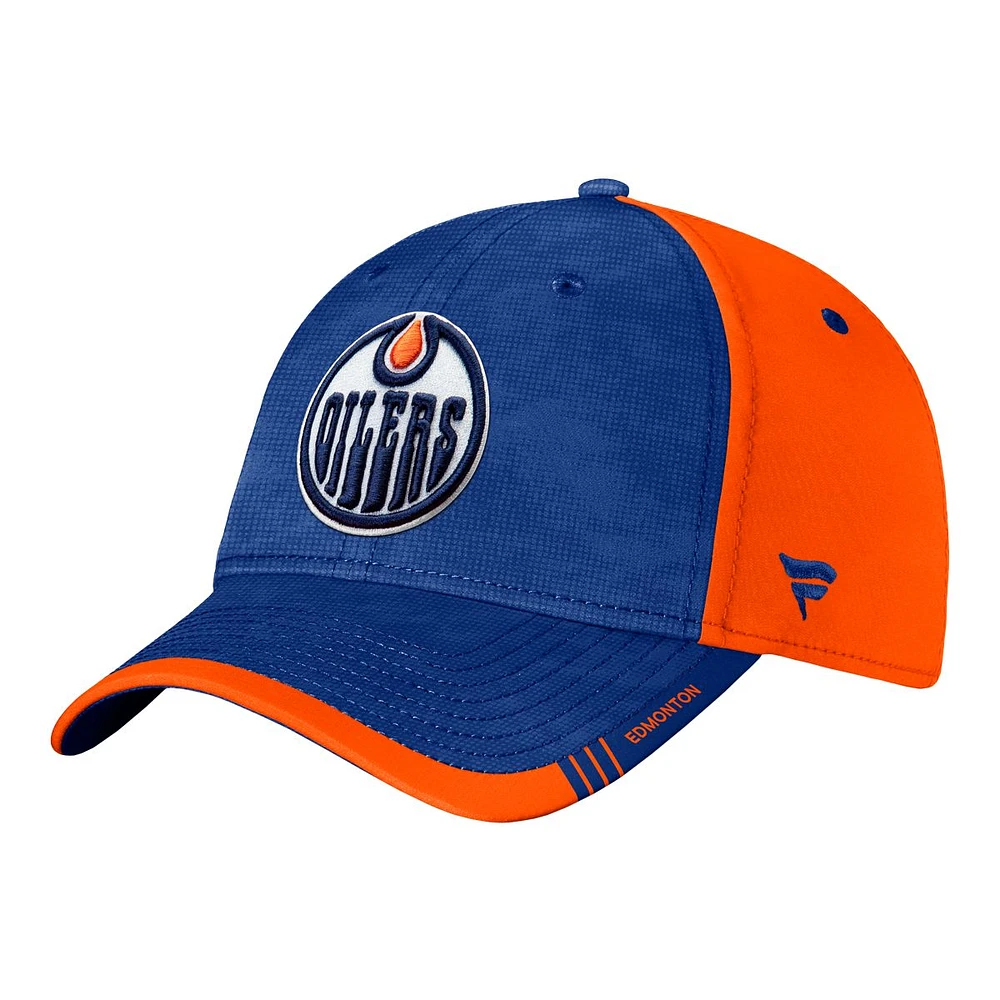 Edmonton Oilers Fanatics Authentic Pro Rink Flex Cap