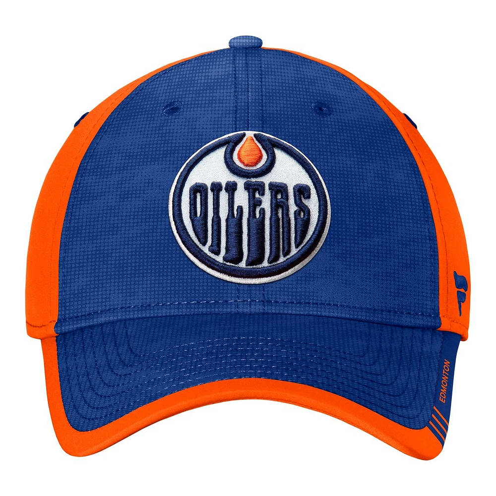 Edmonton Oilers Fanatics Authentic Pro Rink Flex Cap