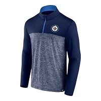 Winnipeg Jets Fanatics Iconic Defender 1/4 Zip Long Sleeve Top