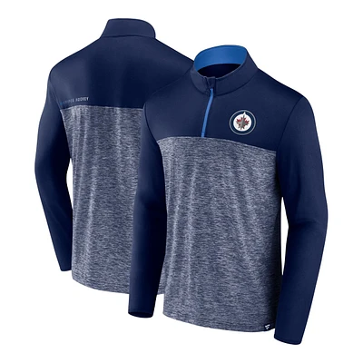 Winnipeg Jets Fanatics Iconic Defender 1/4 Zip Long Sleeve Top