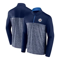 Winnipeg Jets Fanatics Iconic Defender 1/4 Zip Long Sleeve Top