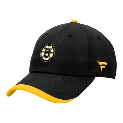 Boston Bruins Fanatics Authentic Pro Rink Unstruct Ripstop Cap