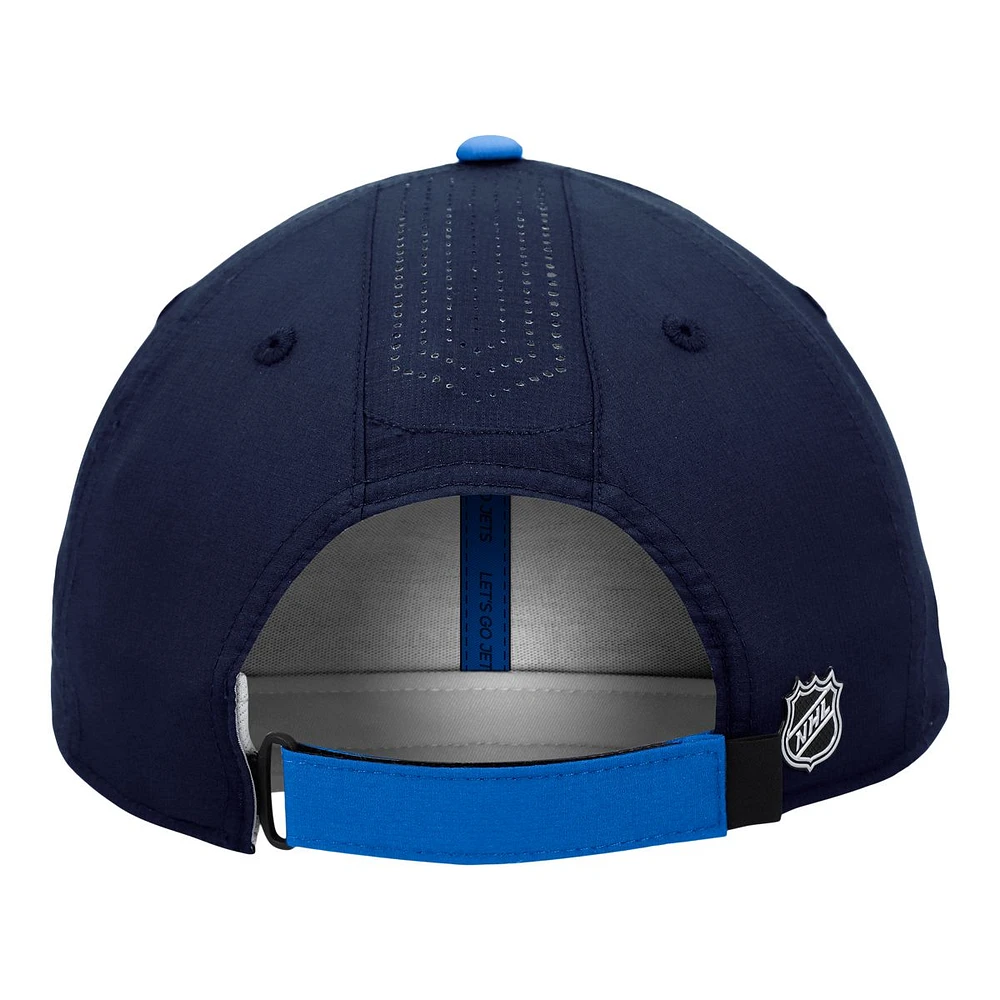 Winnipeg Jets Fanatics Authentic Pro Rink Unstruct Ripstop Cap