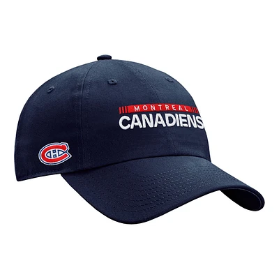 Montreal Canadiens Fanatics Authentic Pro Rink Unstruct Adjustable Cap