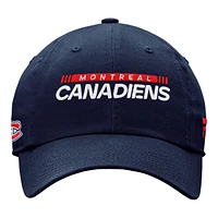 Montreal Canadiens Fanatics Authentic Pro Rink Unstruct Adjustable Cap