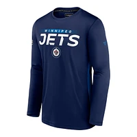 Winnipeg Jets Fanatics Authentic Pro Rink Tech Long Sleeve Shirt