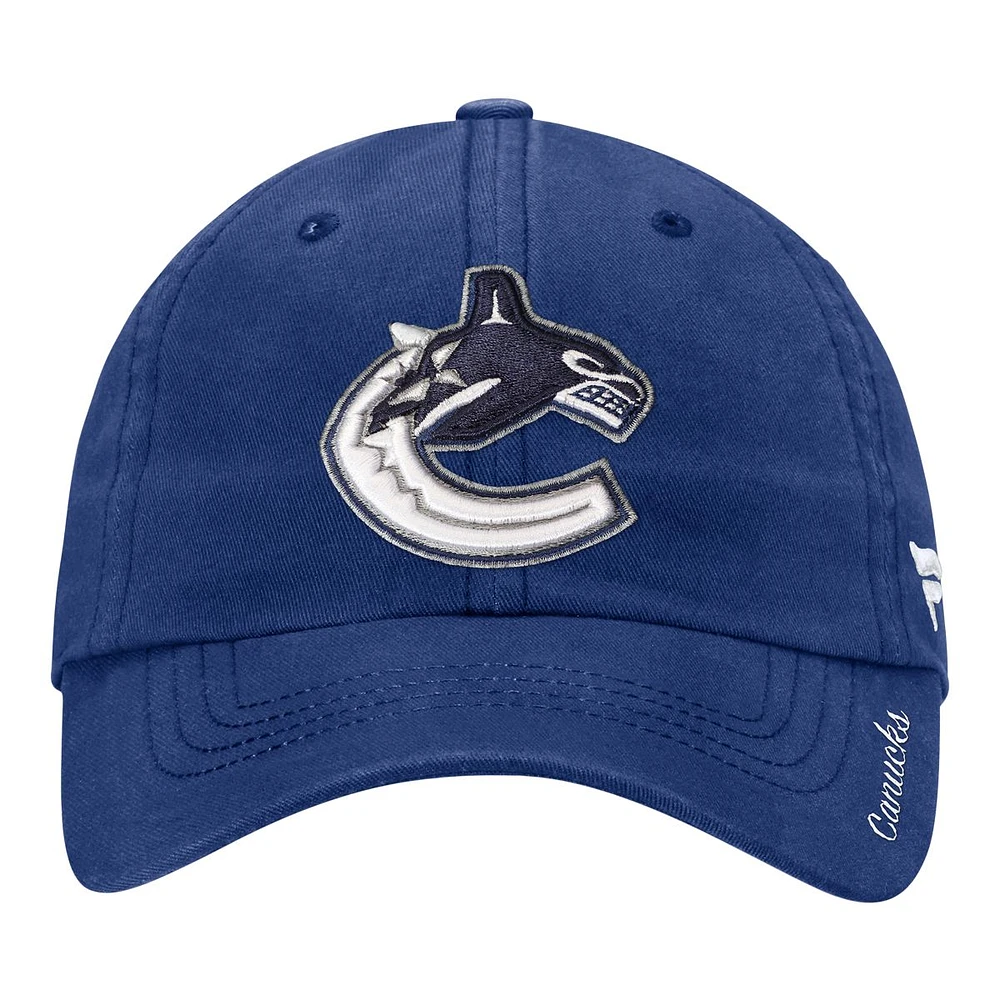 Vancouver Canucks Fanatics Core Struct Adjustable Cap