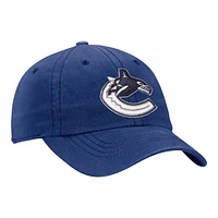 Vancouver Canucks Fanatics Core Struct Adjustable Cap