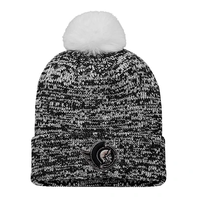 Ottawa Senators Fanatics Women's Glimmer Cuffed Pom Knit Hat