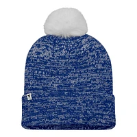 Vancouver Canucks Fanatics Women's Glimmer Cuffed Pom Knit Hat