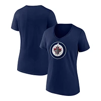 Winnipeg Jets Fanatics Women's Primary Logo T Shirt