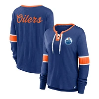 Edmonton Oilers Fanatics Women's Effervescent Long Sleeve Shirt