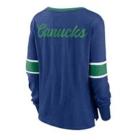 Vancouver Canucks Fanatics Women's Effervescent Long Sleeve Shirt