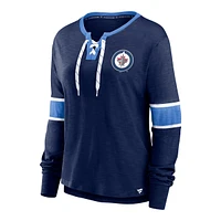 Winnipeg Jets Fanatics Women's Effervescent Long Sleeve Shirt