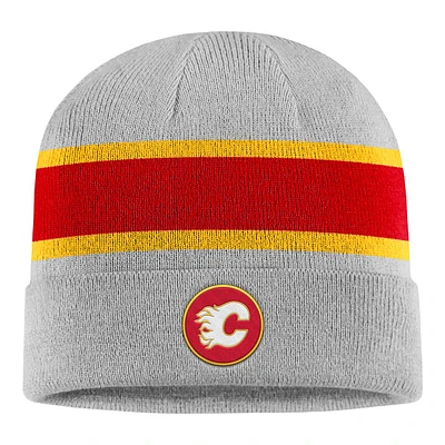 Calgary Flames Fanatics Holiday Cuffed Knit Hat