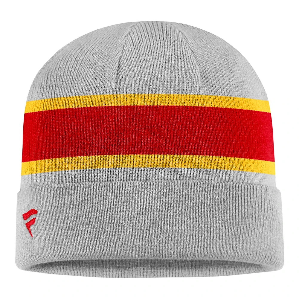 Calgary Flames Fanatics Holiday Cuffed Knit Hat