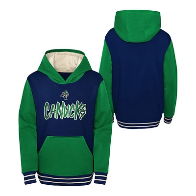 Youth Vancouver Canucks Outerstuff Reverse Retro Fleece Hoodie