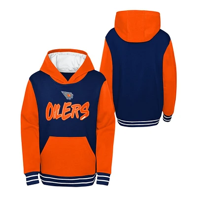 Youth Edmonton Oilers Outerstuff Reverse Retro Fleece Hoodie