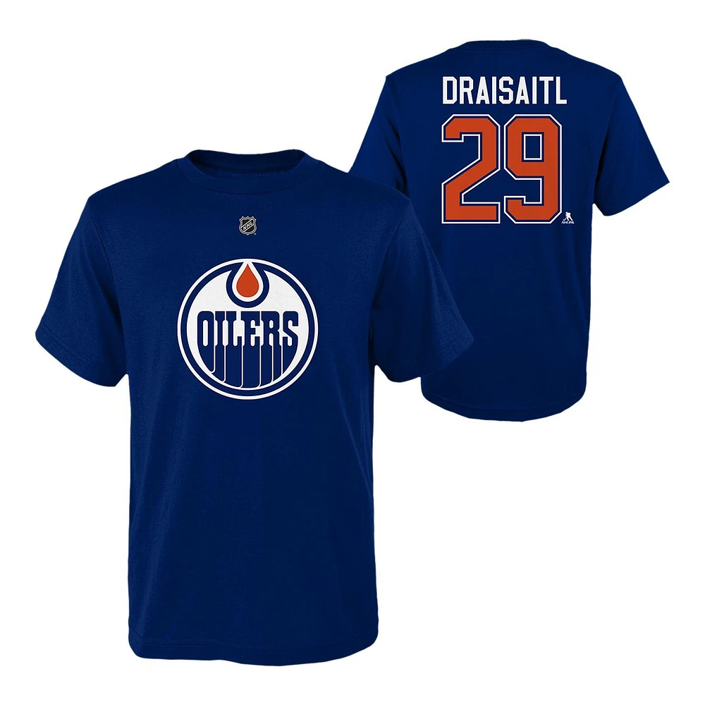 Youth Edmonton Oilers Outerstuff Leon Draisaitl Player T Shirt