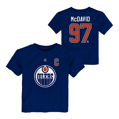 Toddler Edmonton Oilers Outerstuff Connor McDavid Player T Shirt