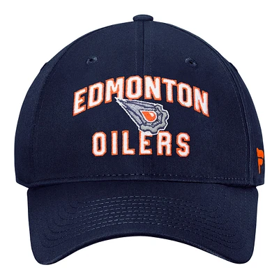 Edmonton Oilers Fanatics Reverse Retro Unstruct Adjustable Cap