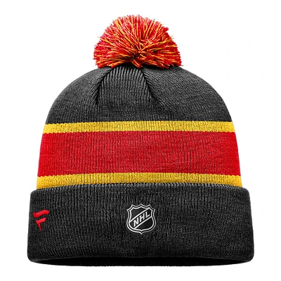 Calgary Flames Fanatics Reverse Retro Pom Knit Hat