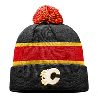 Calgary Flames Fanatics Reverse Retro Pom Knit Hat