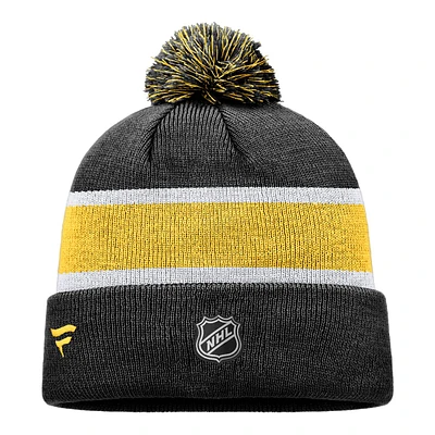 Boston Bruins Fanatics Reverse Retro Pom Knit Hat