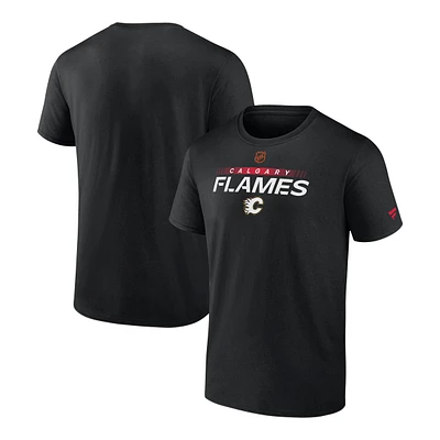 Calgary Flames Fanatics Authentic Pro Reverse Retro Cotton T Shirt