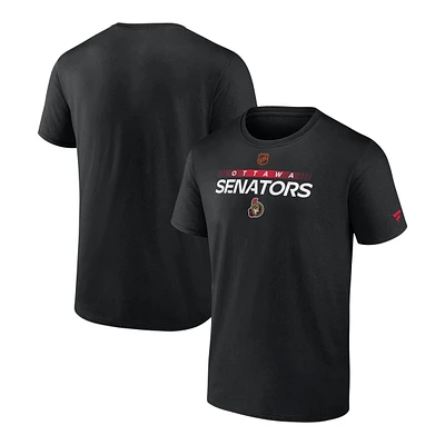 Ottawa Senators Fanatics Authentic Pro Reverse Retro Cotton T Shirt