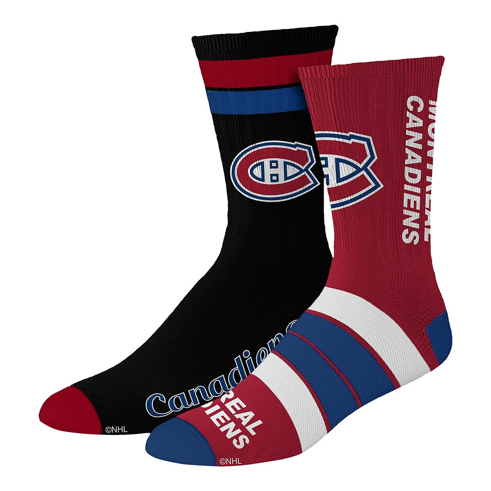 Montreal Canadiens For Bare Feet Duo Socks - 2 Pack