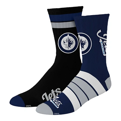 Winnipeg Jets For Bare Feet Duo Socks - 2 Pack