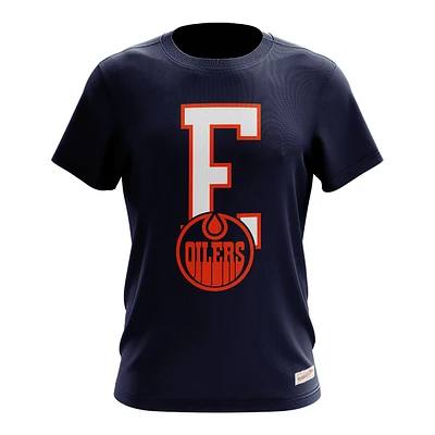 Edmonton Oilers Mitchell & Ness Graduation T Shirt