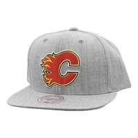 Calgary Flames Mitchell & Ness Heather Cap